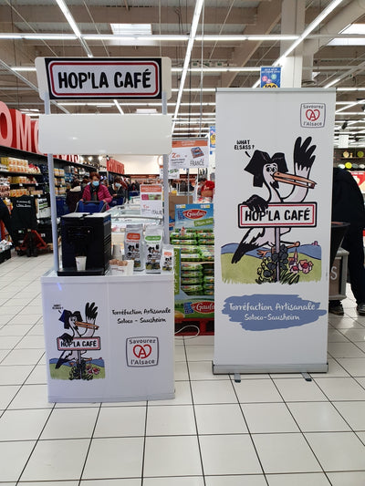 Retrouvez Alexandra aujourd'hui et demain dans votre magasin E. LECLERC CERNAY pour une dégustation de Hop'la Café :)